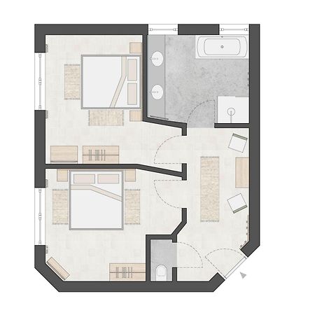 Hotel Garni Hubertushof Fiss Kültér fotó