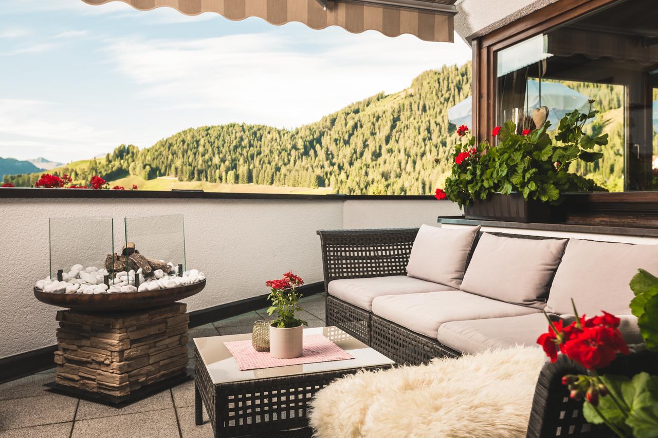 Hotel Garni Hubertushof Fiss Kültér fotó